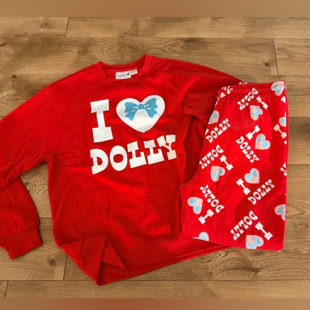 Dolly sweatshirt pants 2pc set loungewear or pjs